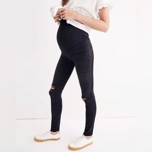 NWT Madewell Maternity Black Skinny Jeans